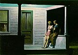 Edward Hopper Famous Paintings - Summer Evening